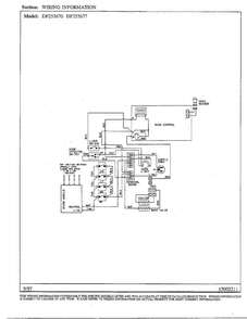 Wiring Information Diagram and Parts List for DF253670  Magic Chef Range