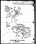 EVAP & FAN MOTORS 23 CU. FT. Diagram and Parts List for TD23W P6030314W Amana Refrigerator