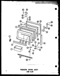 Part Location Diagram of D7165402 Whirlpool INNER DR PANEL K