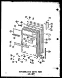 Part Location Diagram of D7246301 Whirlpool DOOR PANEL K