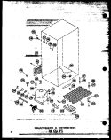 COMPRESSOR & COMPRESSOR 18 CU. FT. Diagram and Parts List for TC18N-C P6030359W C Amana Refrigerator