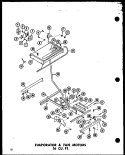 EVAP & FAN MOTORS 16 CU. FT. Diagram and Parts List for TR16B-L P7350003W L Amana Refrigerator