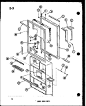 LOWER DOOR PARTS Diagram and Parts List for TC18D-C P7466005W C Amana Refrigerator