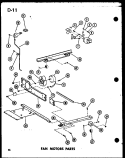 FAN MOTORS PARTS Diagram and Parts List for TD23D-G P7466006W G Amana Refrigerator