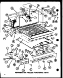 REF FZ FUNCTIONAL PARTS Diagram and Parts List for TMI16K P7803232W Amana Refrigerator