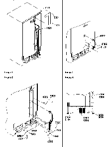 Cabinet Back Diagram and Parts List for SS25TE-P1194003WE  Amana Refrigerator