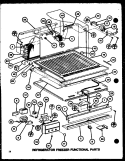 REF FZ FUNCTIONAL PARTS Diagram and Parts List for TMI18K P7803234W Amana Refrigerator