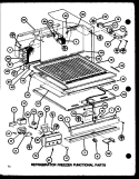 REF FZ FUNCTIONAL PARTS Diagram and Parts List for TMI20K P7803235W Amana Refrigerator