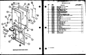 REF DOOR PARTS Diagram and Parts List for TC20K2 P7803250W Amana Refrigerator
