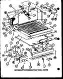 REF FZ FUNCTIONAL PARTS Diagram and Parts List for TC20K2 P7803250W Amana Refrigerator