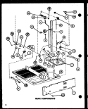 REAR COMPONENTS Diagram and Parts List for TC22K2 P7859227W Amana Refrigerator