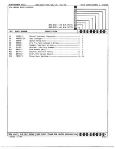 Unit Compartment And System Page 3 Diagram and Parts List for 23874B  Admiral Refrigerator