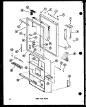 LOWER DOOR PARTS Diagram and Parts List for TD23C-G P7350018W G Amana Refrigerator
