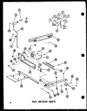 FAN MOTORS PARTS Diagram and Parts List for TD23C-G P7350018W G Amana Refrigerator
