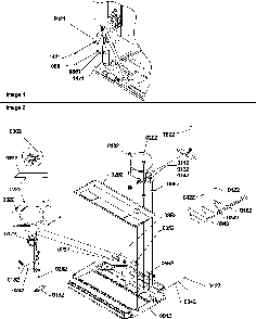Machine Compartment Diagram and Parts List for HT600W-P1319401WW  Amana Refrigerator