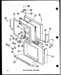 UPPER DOOR PARTS (ESRF / ESRFC) Diagram and Parts List for ESRF14C-C P7395309W C Amana Refrigerator