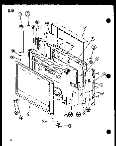 Section 4 Diagram and Parts List for RMC-30 P76255-1M Amana Microwave