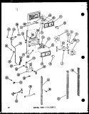 CONTROL PARTS (TM / ESRFC) Diagram and Parts List for TM16D P7395322W Amana Refrigerator