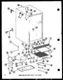 COMPRESSOR / ICE MAKER PARTS (TM / ESRFC) Diagram and Parts List for TM16D P7395322W Amana Refrigerator