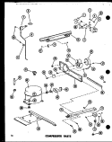 COMPRESSOR PARTS Diagram and Parts List for TCI18D P7350027W Amana Refrigerator