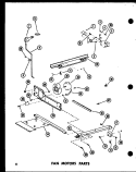 FAN MOTORS PARTS Diagram and Parts List for TC20D P7350029W Amana Refrigerator