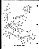 FAN MOTORS PARTS Diagram and Parts List for TD23D P7350026W Amana Refrigerator