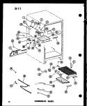CONDENSER PARTS Diagram and Parts List for TC18F-G P7528805W G Amana Refrigerator