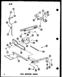 FAN MOTORS PARTS Diagram and Parts List for TC20FL P7528808W L Amana Refrigerator