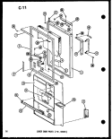 LOWER DOOR PARTS (TM / ESRFC) Diagram and Parts List for TM14FA P7565802W A Amana Refrigerator