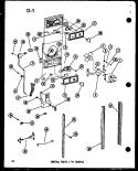 CONTROL PARTS (TM / ESRFC) Diagram and Parts List for TM14FA P7565802W A Amana Refrigerator