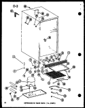 COMPRESSOR / ICE MAKER PARTS (TM / ESRFC) Diagram and Parts List for TM14FA P7565802W A Amana Refrigerator