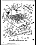 REF FZ FUNCTIONAL PARTS Diagram and Parts List for TRG20J P7739018W Amana Refrigerator