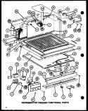 REF FZ FUNCTIONAL PARTS Diagram and Parts List for TLI18J P7739006W Amana Refrigerator