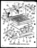 REF FZ FUNCTIONAL PARTS Diagram and Parts List for TC18J P7739005W Amana Refrigerator