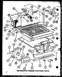REF FZ FUNCTIONAL PARTS Diagram and Parts List for TC22J P7739013W Amana Refrigerator