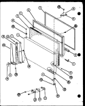 Page 1 Diagram and Parts List for TM16N1 P1106116W Amana Refrigerator