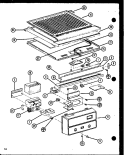 Page 5 Diagram and Parts List for TM16N1 P1106116W Amana Refrigerator