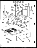 Page 21 Diagram and Parts List for TM20N P1106105W Amana Refrigerator