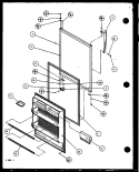 Page 2 Diagram and Parts List for TM16QB1G P1111204W G Amana Refrigerator
