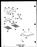 Part Location Diagram of C3601801 Whirlpool GRILLE