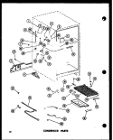 CONDENSER PARTS Diagram and Parts List for TC18E P7466014W Amana Refrigerator