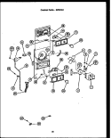 CONTROL PARTS Diagram and Parts List for GFD140  Caloric Refrigerator