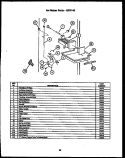 ICE MAKER PARTS Diagram and Parts List for GFD140  Caloric Refrigerator