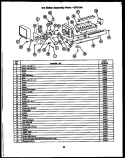 ICE MAKER PARTS Diagram and Parts List for GFD140  Caloric Refrigerator