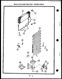 SYSTEM AND AUTOMATIC DEFROST PARTS Diagram and Parts List for GFD150  Caloric Refrigerator