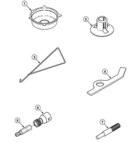 Tools 1 Diagram and Parts List for SWT021LA  Speed Queen Washer
