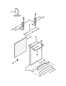 Part Location Diagram of W10638718 Whirlpool ENERGY GUIDE