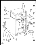 Page 4 Diagram and Parts List for TRI16K P7791125W Amana Refrigerator