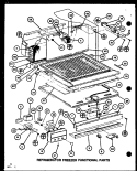 REF FZ FUNCTIONAL PARTS Diagram and Parts List for TR16K P7791122W Amana Refrigerator