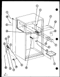 Page 11 Diagram and Parts List for TRI18K P7791128W Amana Refrigerator